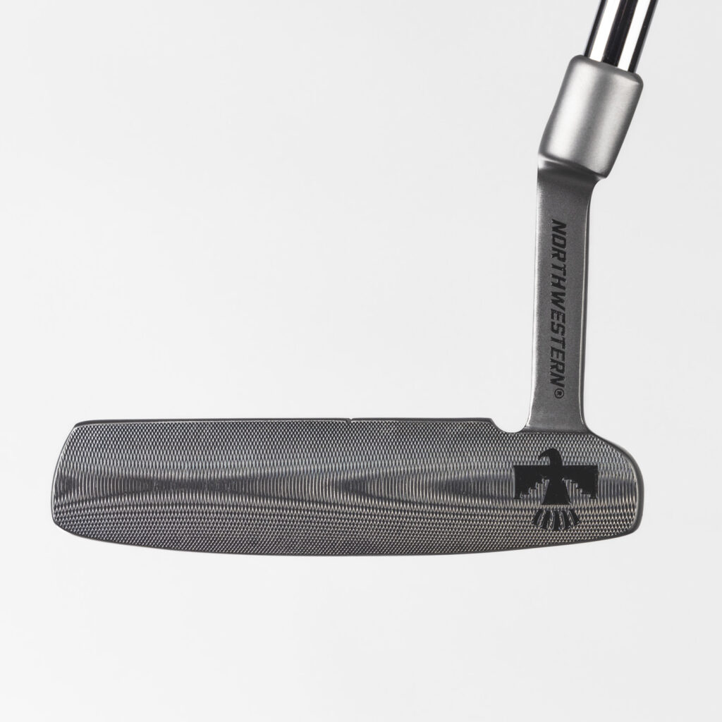 Product photography — Northwestern Golf putter, Wood Mill studio
